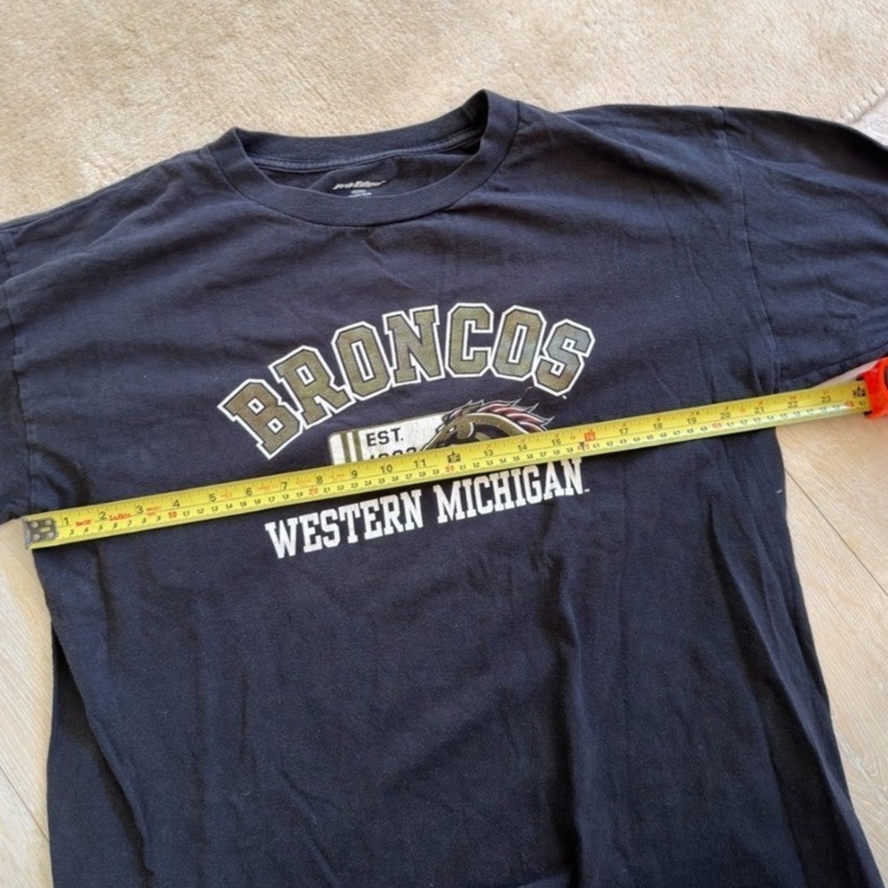 Pro Edge Western‎ Michigan Broncos Long Sleeve T-Shirt Black Mens XL - Picture 7 of 8